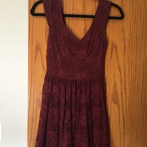 Maroon dress